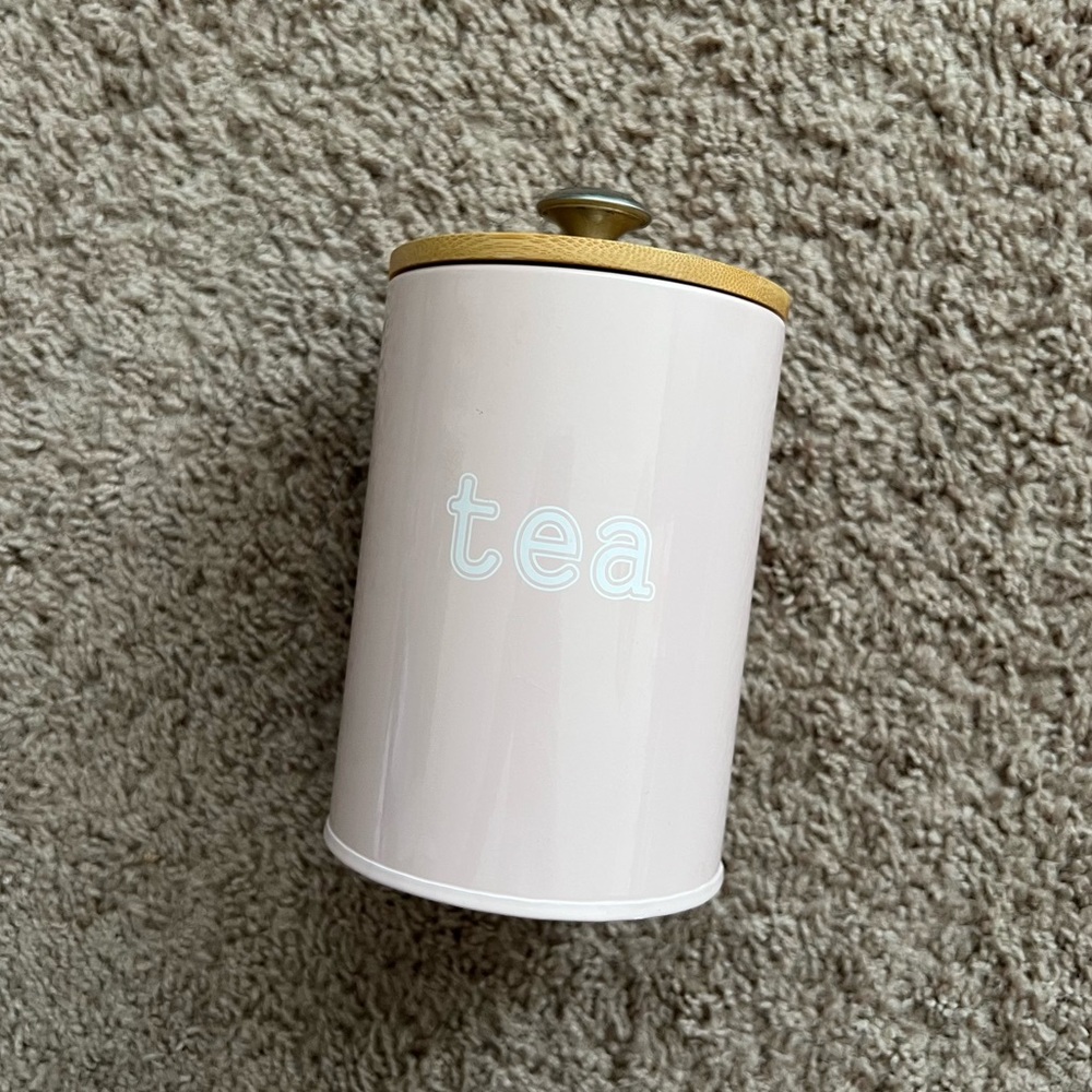 Pink Tea Container